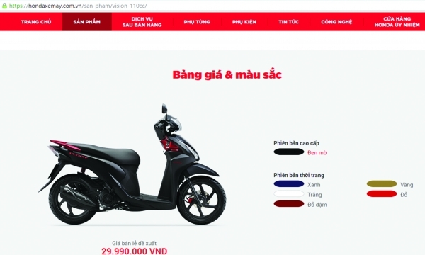 Đại lý Honda Việt Nam “ép” giá người tiêu dùng?
